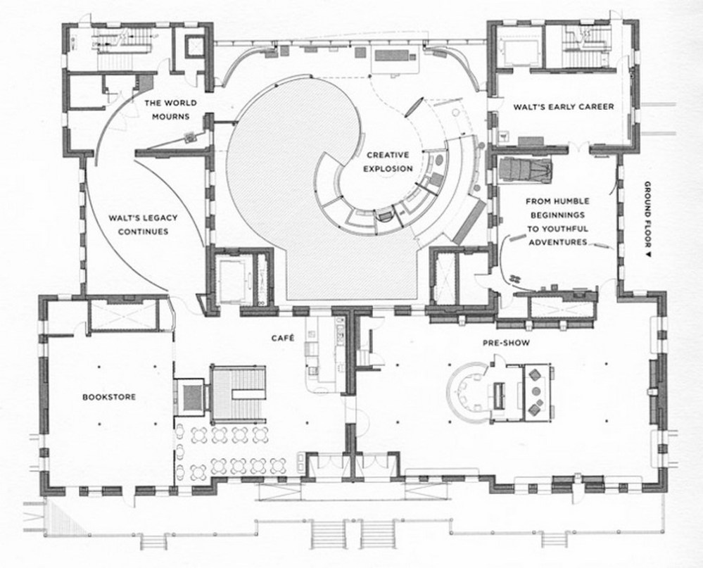 Walt Disney Family Museum by Rockwell Group- Telling a story through architecture - Sheet12